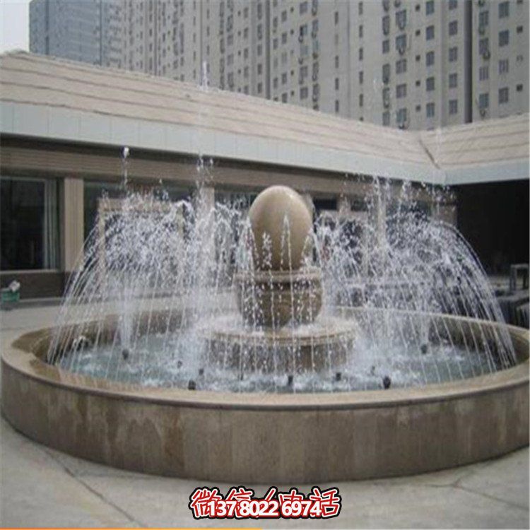 精美中式風(fēng)水球園林雕塑，提升小區(qū)公園噴泉擺放風(fēng)水氣質(zhì)