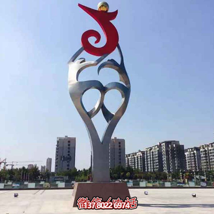 創意大型不銹鋼景觀擺件，點綴戶外廣場園林