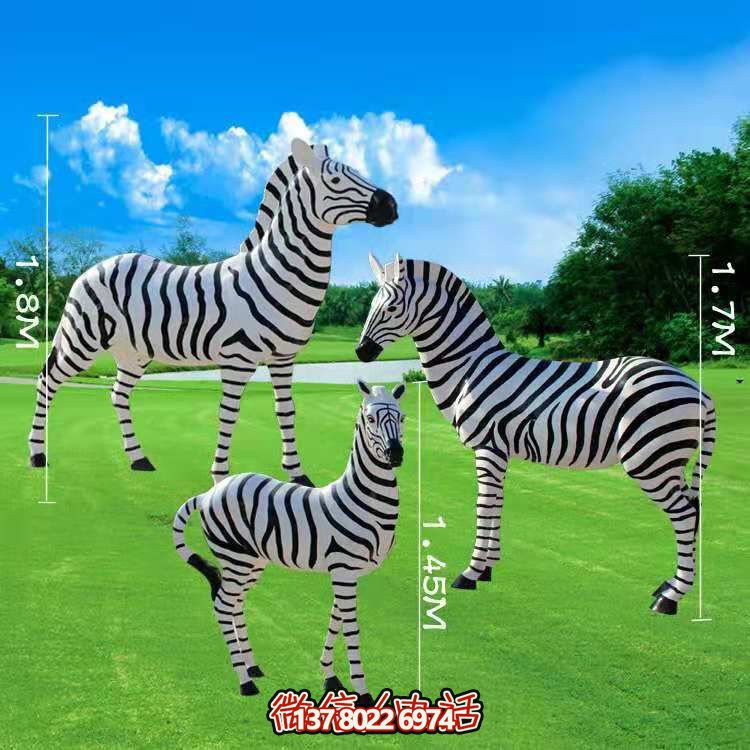 斑馬仿真擺件，帶來動物園的美好回憶