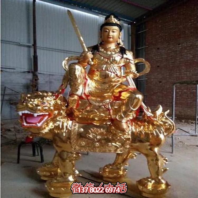 文姝普賢玻璃鋼雕塑，為景區(qū)和寺廟增添大型藝術(shù)裝置