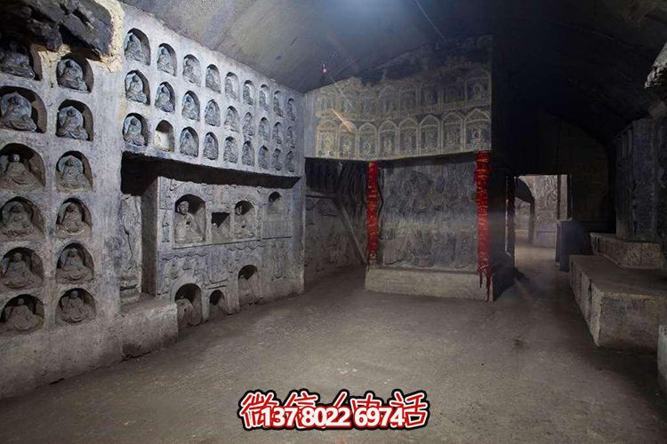 濟(jì)南千佛山萬佛洞佛像雕塑